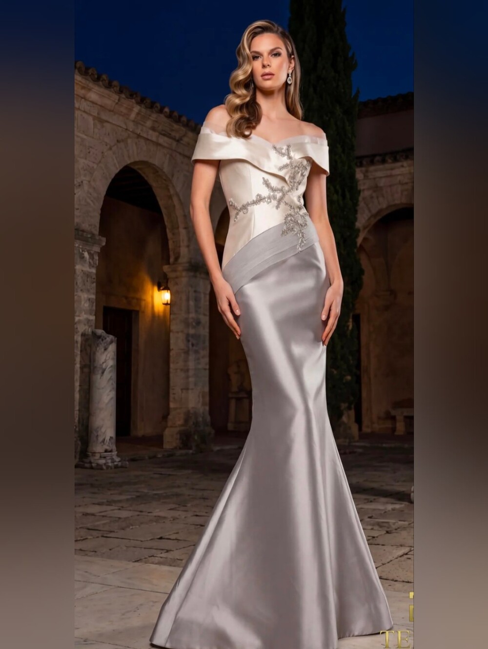 NWT Terani Couture Mikado Dress